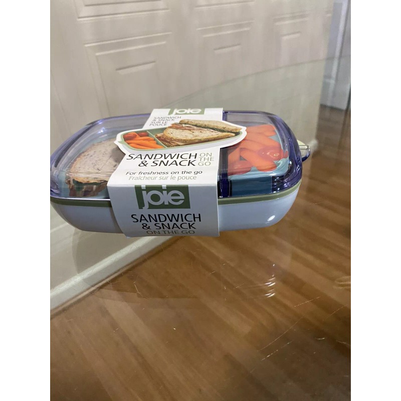 Joie MSC Sandwich And Snack On The Go Container Clear