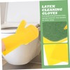 NOLITOY Reusable Cleaning Gloves Comfortable Household Dishwashing Gloves for Kitchen
