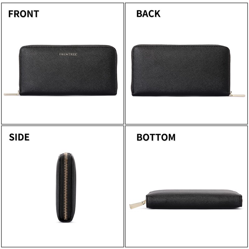 Frentree Women's Wallet for Smartphones, Wallet with 16 Card Slots,