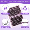 280pzskit De Extensiones Pestañas Raíces Curvaturad C 9-16mm