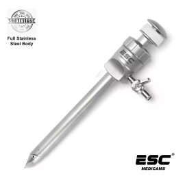 ESC Medicams Laparoscopic Trocar Cannula for Laparoscopy Surgery Instruments Autoclavable - 10 mm