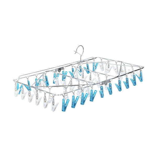 LEC W-430 Stainless Steel Square Hanger, 54 Pinch (Laundry Hanger)