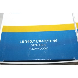 Topaz 2 - Topaz 75w Replacement LED Flood Light Bulbs Dimmable LBR40/11/840/D