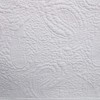 Greenland Home Paisley Quilted Bed Skirt, King, White