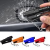 RUIENGCOMM 4 Pieces Car Window Breaker Emergency Keychain Car Escape