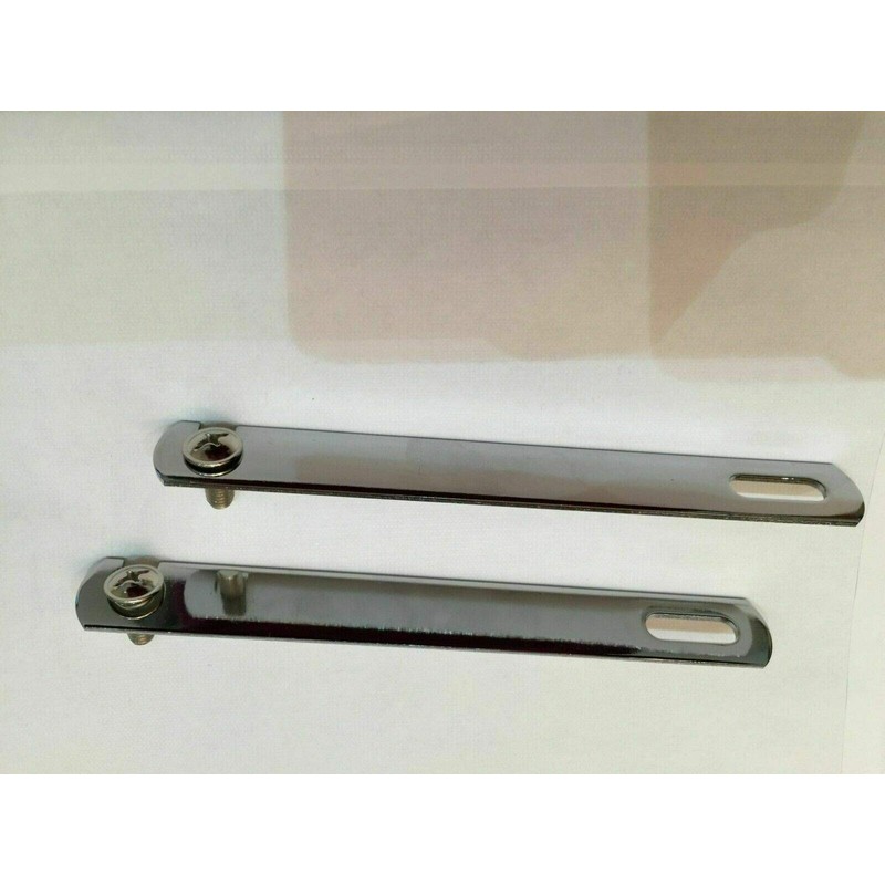 4 x Divan Bed Base Linking Bars Nickel Plated With