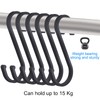 HONZUEN 12 Pack Heavy Duty S Hooks, Flat S Shaped