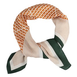 EXTREE Fashion Silky Satin Headscarf for Women Girls: Exquisite Pattern Lightweight Silk Graceful Scarfs 27.5 x 27.5 inches