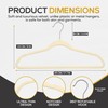 Techzoo 50 Pack New Premium Quality Velvet Hangers Ultra Thin