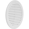 HVAC OV 6" Inch (Grille Dimensions) White Plastic Round Vent