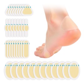Blister Bandages for Feet, Hydrocolloid Gel Bandages Waterproof, 36Pcs Blister Pads Tape Cushions for Toe, Feet and Heel, Travel & Hiking Essentials for Blister Prevention & Recovery (Variety Pack)