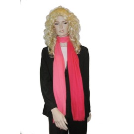 Cashmere Pashmina Group-cashmere scarf,shawl,scarves,graduated cashmere shawl (Deep Coral/Light Orange)