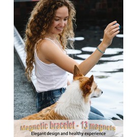 EnerCoppeX Kupfer Armbänder für Arthritis und Gelenke, reines Kupfer magnetische Therapie Armbänder für Karpaltunnel, 3500 Gauss wirksame Magnete für Schmerzlinderung,Schmuck Geschenke (COB-0165)