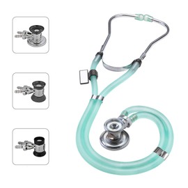 MDF Sprague Rappaport Dual Head Stethoscope with Adult, Pediatric, and Infant Convertible chestpiece, iCE Angel Tube, MDF767IAN