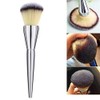 URBANMAC Cosmetic Foundation Face Blush Powder Makeup Brush Tool Silver