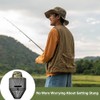 AOGOE Mosquito Head Net Hat, Mosquito Hat with Removable Netting,