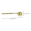 Mobestech Incense Powder Presser Mold Tool for Aromatherapy Long Handle