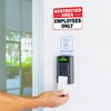 Faittoo Restricted Area Employees Only Sign, 10 x 7 Inches