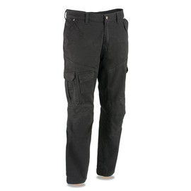 Milwaukee Leather MPM5591 Men's Republic Black CE Armored Motorcycle Denim Jeans Pants Reinforced w/Aramid Fibers - 44