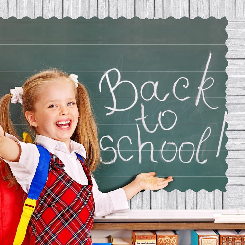 Self Adhesive Wood Bulletin Board Borders Rustic Classroom Bulletin Border