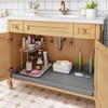 Jin&Bao Waterproof Under Sink Mat 34" x 22", Thick Silicone