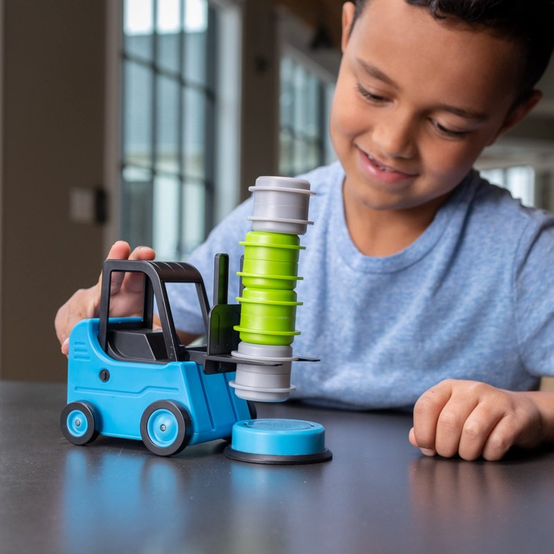 Fat Brain Toys Action Game Stack and Carry GO! GO!