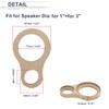RATCHROLL 2 Pcs Universal Speaker Spacer Ring Adapter Dual Rings