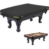 8 ft Pool Table Cover, 600D Waterproof, Dustproof, Windproof, Anti-UV