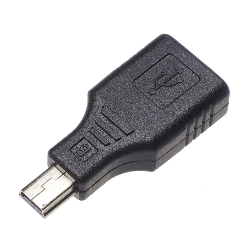 KAUMO USB Conversion Connector (A Female/Mini-B Male OTG Smart Type)