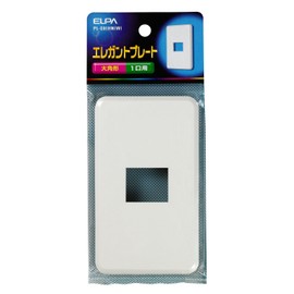 Elpa Elegant Plate, 1 Gang, PL – e01hn (W)