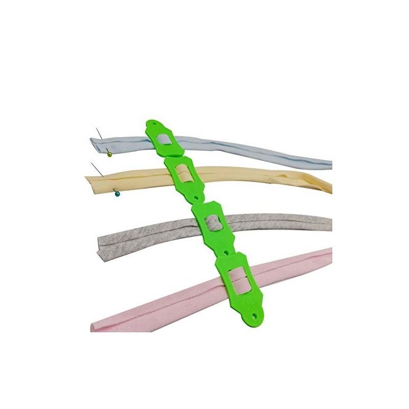 HONEYSEW 10pcs Multi-Sizes Folding Fabric and Biasing Strips Jelly Roll