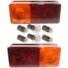 APUK Pair Rear Brake Lights Bulbs Replacement for Case International