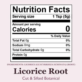 Organic Positively Botanicals Company, Licorice Root, Loose Leaf Botanical, 16 Ounce