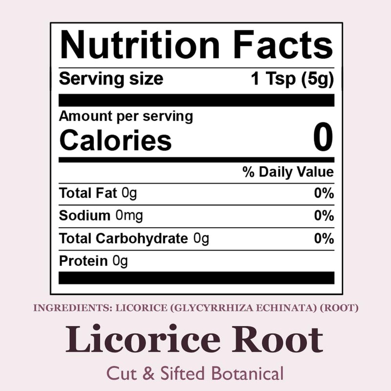 Organic Positively Botanicals Company, Licorice Root, Loose Leaf Botanical, 16