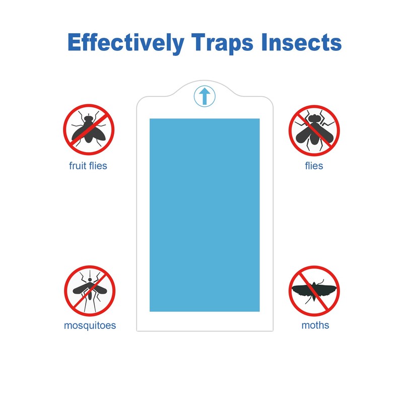 24 Pcs Flying Insect Trap Refill Compatible with BURLAN QH009A