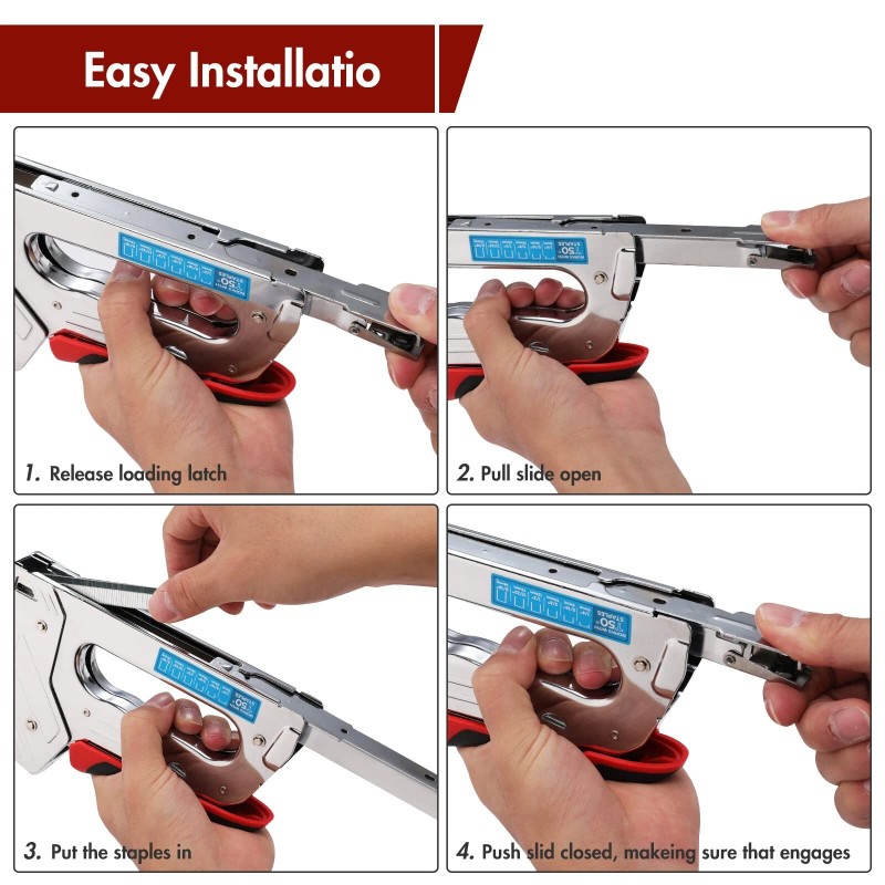 Arrow 3750 PCS T55BL Staple Gun Kit, Heavy Duty Manual
