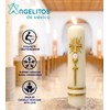 Custody Cross Candle Prayer Mass Jesus Cirio Handmade Vela Custodia