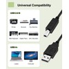 Tomatosd 6ft USB Cable Laptop PC Data Sync Cord Compatible