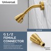 Angle Simple High Flow Shower Head, Brass Shower Sprayer for