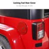JeCar Fuel Filler Door Locking Gas Cap Cover Exterior Accessories