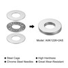 sourcing map AXK1226 Axial Needle Bearing with Washers 12mm Bore