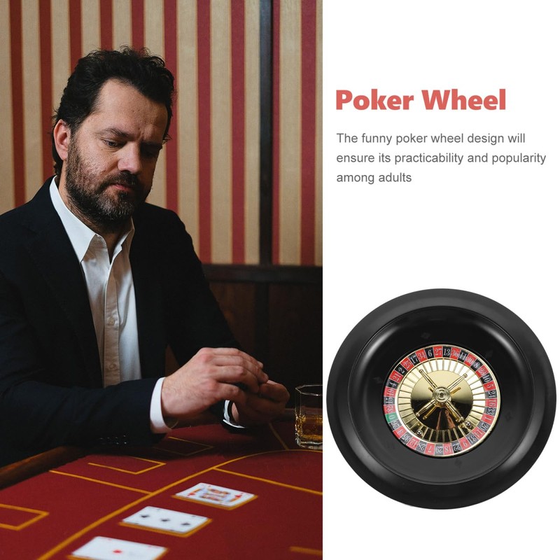 HANABASS Roulette Russa Ruota Da Poker per Feste Accessorio per