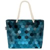 VOID Hexagon Graphic Pattern Beach Bag Shopper 58 x 38