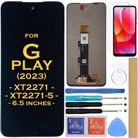 HLTECH Screen Replacement LCD Display Touch Digitizer Assembly for Motorola Moto G Play 2023 XT2271 XT2271-5 6.5"