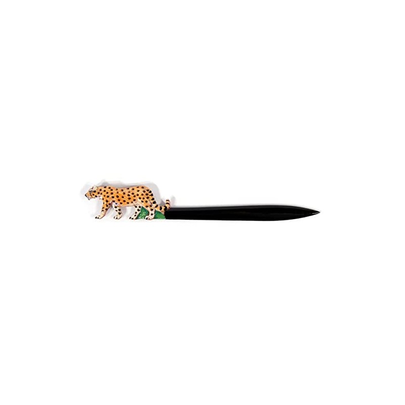 LX Hand Painted Walking Spotted Leopard Letter Opener