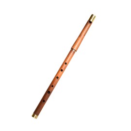 Key of F Wooden Whistle VFC-01 Great Sound Hand Carved Stabilized wood Traditional Folk Wind Instrument Orchestra Flute Unique Woodwind Handmade, Brown wood