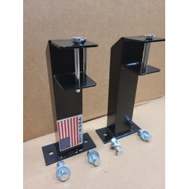 M.G.E. Products Heavy Duty Custom Landscape Trimmer Rack for Truck & Trailer Mount - Holds Edgers, Pole Saws, Tree Trimmers & More - 1 Slot