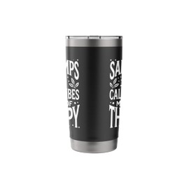 Salt Lamps Calm Vibes, My Kind of Therapy Stainless Steel Insulated Tumbler