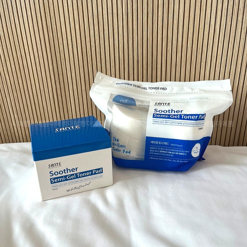 Sante Soother Semigel Toner Pad Refill 500 sheets / 상떼