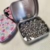 mkemka 6Pcs Mini Tin Box Rectangular Iron Tin Box Portable